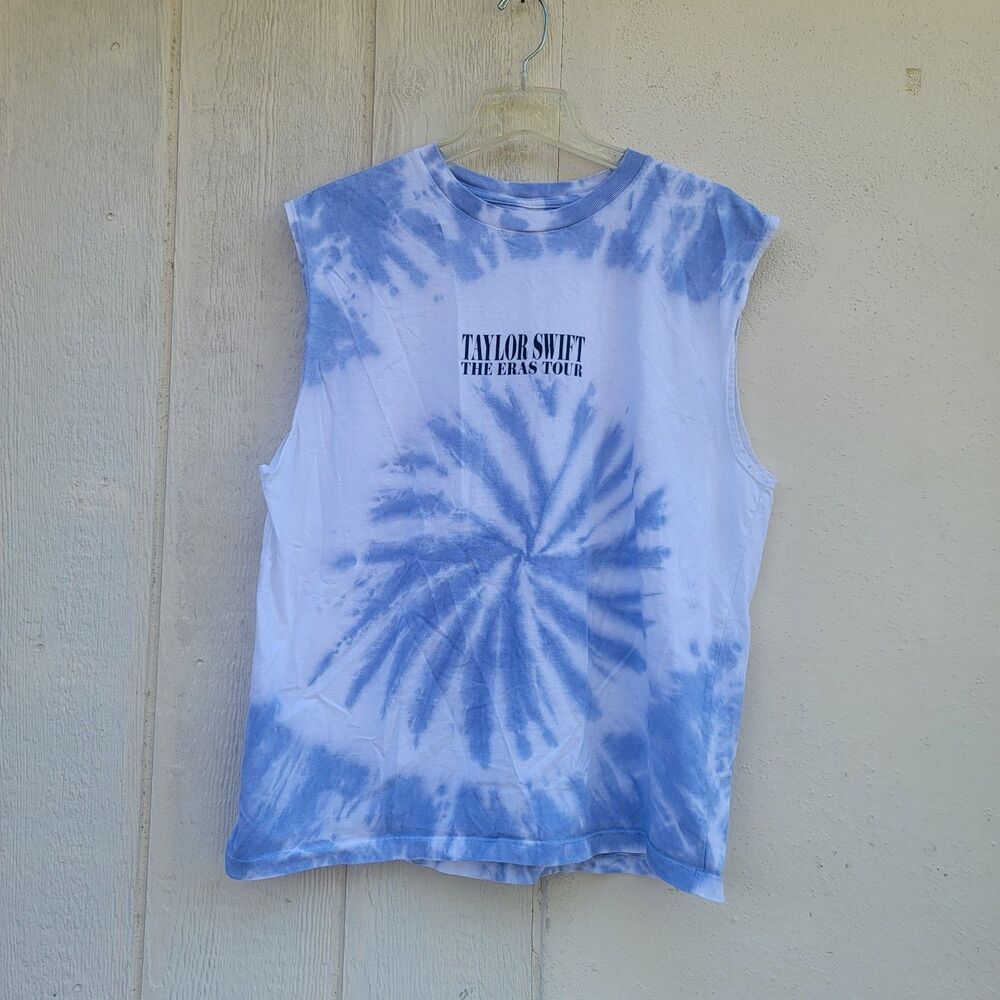 Taylor Swift The Eras Tour Shirt Tie Dye Tank Top Official Merchandise Mens XL.